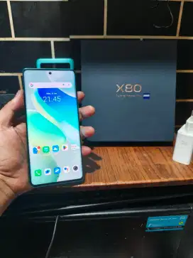 Vivo X80 5G 12/256 Mulus Normal Fullset Bisa Tuker Tambah