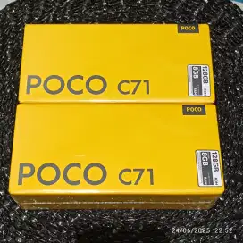 Poco C71 8(4+5)/128GB Garansi Resmi
