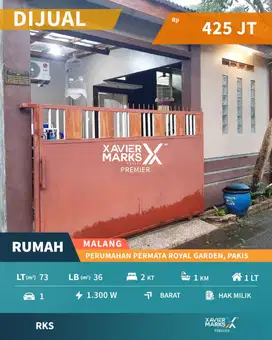 d071 Rumah Murah di Perum Permata Garden , Pakis Malang