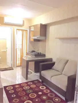 SEWA APARTEMEN 2BR FULL FURNISHED LANTAI RENDAH GREEN PRAMUKA CITY