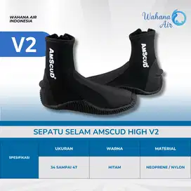 Sepatu Selam | Sepatu Karang | Booties AmScUD Dock High V2.0