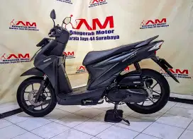 Siap pakai Km 10 Ribu Honda Beat Deluxe keyless tahun 2024 Hitam doff