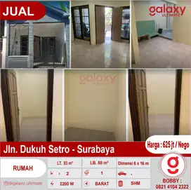 Rumah Siap Huni Daerah Dukuh Setro Surabaya