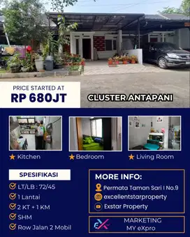 Dijual Rumah KAMAYANGAN RESIDENCE Bandumg Timur