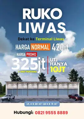 Ruko Dalam Kota Manado Siap Pakai