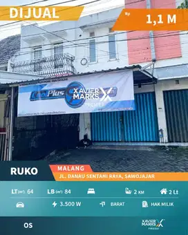 d079 Ruko Strategis Poll Kawasan Sawojajar Malang