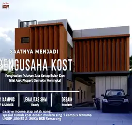 MURAH POL,16 KAMAR,SHM,SIAP JADI JURAGAN KOST RING 1 UNDIP SEMARANG