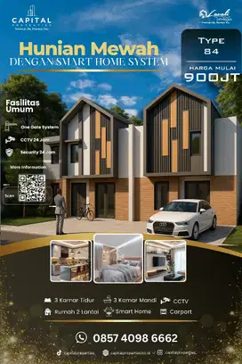 Rumah Mewah 2 lantai Purwokerto Barat