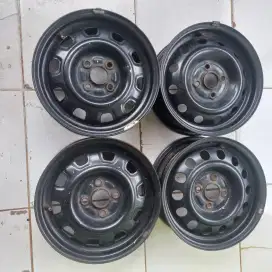 Velg Kaleng ORIGINAL KIA R14 PCD 100 LUBANG 4 bisa untuk calya sigra