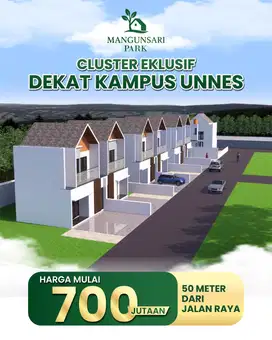Cluster Ekslusif Mangunsari Park (Dekat UNNES dan Jalan Raya 50m)