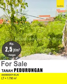 DIJUAL TANAH DI PEDURUNGAN A4090