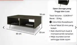 coffee table nexa