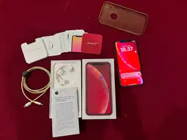 IPhone XR 64gb Red Fullset, ex Garansi TAM, gress, Mulus