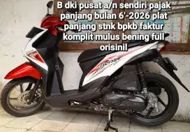 Honda beat f1 2016 esp stater halus cw asli putih merah B dki pusat