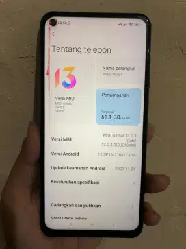 Jual redmi note 9 green lengkap