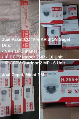 CCTV Hikvision, Ex Project, Segel Dus dan Garansi