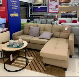 JUAL MURAH SOFA SUDUT BAHAN KULIT