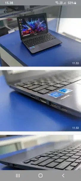 Netbook Asus E203NAH 3050 ram 4gb