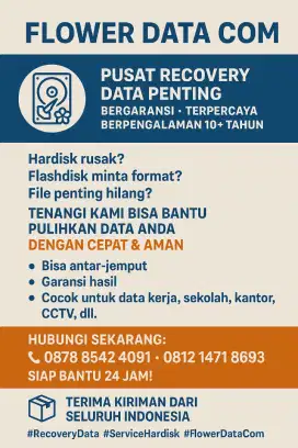 Recovery Data Dan Service Harddisk Biaya Terjangkau