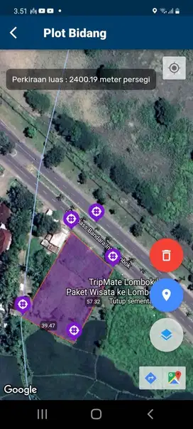 RARE LAND in LOMBOK on The International Airport Bypass Road
