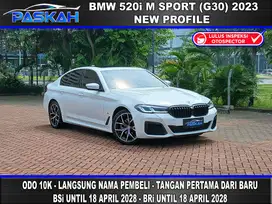 PAJAK=JULY-2026 Bunga=4.5% Odo=10k BMW 520 M SPORT 2023 520 Sport 2023
