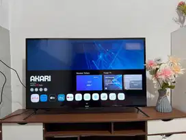 Smart tv akari 43 inch 4k mulus fullset