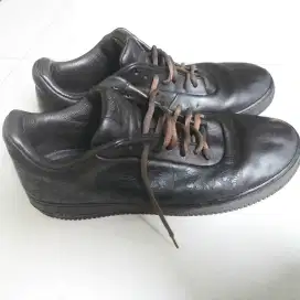 Sepatu Nike Men Air Force 1 Low Players Six Dark Brown Leather No 47.5