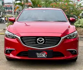 Mazda 6 Sedan 2017 Antik Low KM Murah Bekas Merah Ganjil Garansi Top