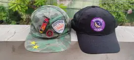 Topi Snapback Skater Camo (Bonus Topi Jaring Cookies)