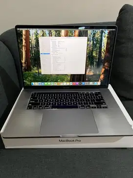 Macbook Pro 16 inch 16/512gb Touchbar 2019 Fullset