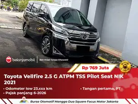 [ LOW KM ] Toyota Vellfire 2.5 G ATPM TSS Pilot Seat 2021/2022