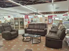 SOFA SET RECLINER *KHUSUS HARI INI PROMO TERBATAS*