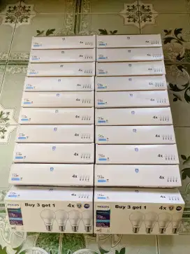 lampu led philips 9/11 watt total ada 20 pack