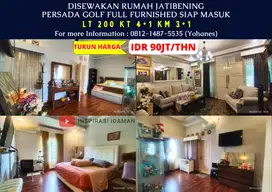 Disewakan Rumah Jatibening Persada Golf Full furnished siap masuk