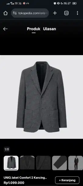 JAS PRIA UNIQLO ORIGINAL