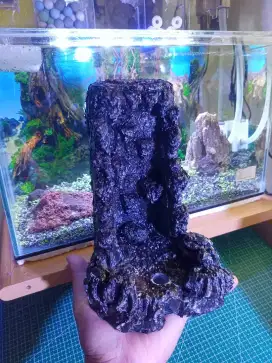 Batu tebing air terjun akuarium