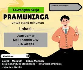 Jaga stand minuman