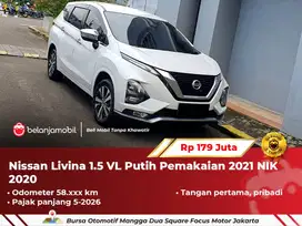 [ PAJAK PANJANG ] Nissan Livina 1.5 VL Putih 2020/2021