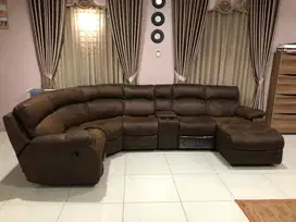 Sofa Cheers Mc Leod Recliner Reclining Cokelat