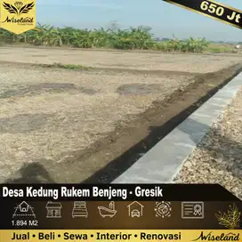 Dijual Tanah Desa Kedung Rukem Benjeng Gresik