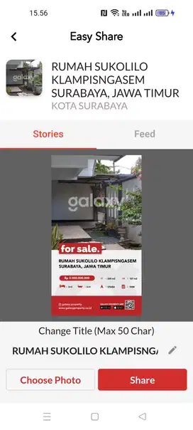 Dijual Rumah Sukolilo Surabaya