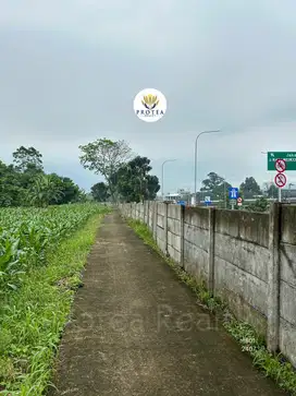 Tanah di Pinggir Jalan Tol Bogor - Ciawi