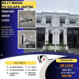 PD KELAPA BILLY MOON RUMAH BARU CLASSIC 2 LANTAI READY 2 UNIT H05