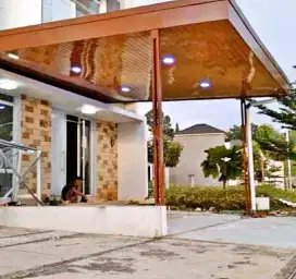 Pemasangan rangka atap baja ringan