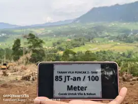 Di jual tanah kavling shm di kawasan puncak 2 bogor