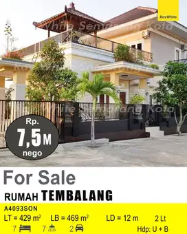 DIJUAL RUMAH DI TEMBALANG A4093