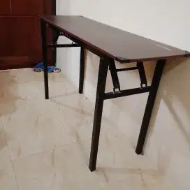 Meja Panjang Lipat kokoh rangka besi