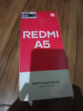 Saya mau jual hp baru redmi a 5 ram 4 /128