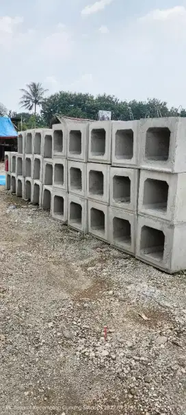 Pagar panel beton ,uditch, box culvert