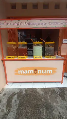 Booth / Meja Jualan Es Minuman